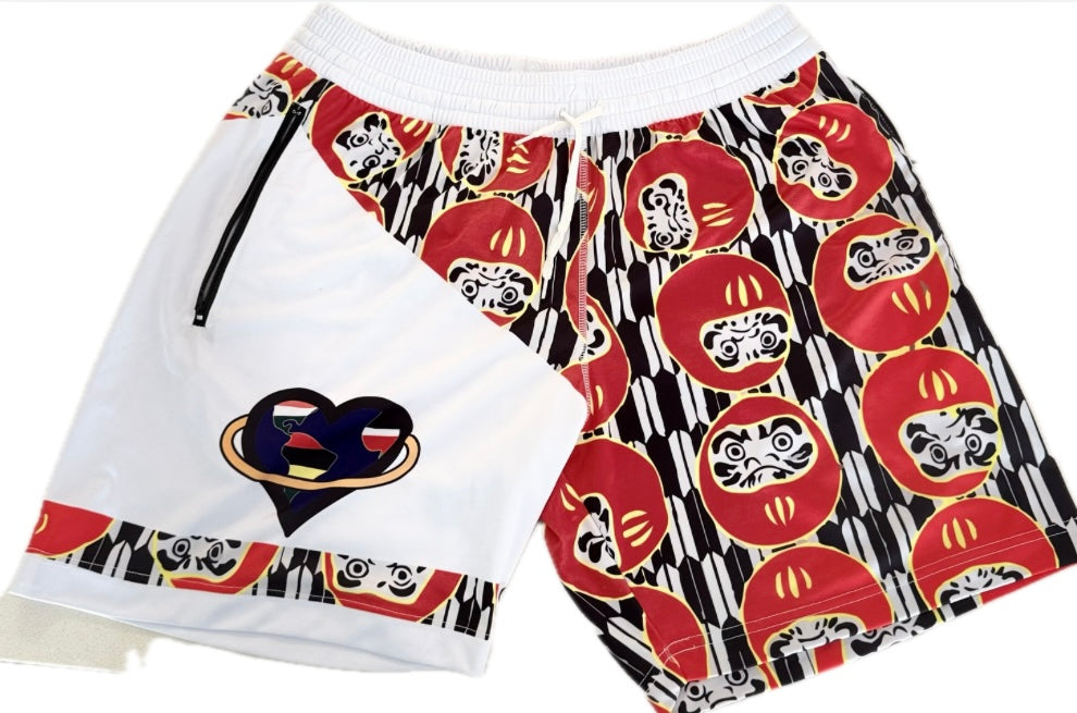 Japanese Daruma - Shorts