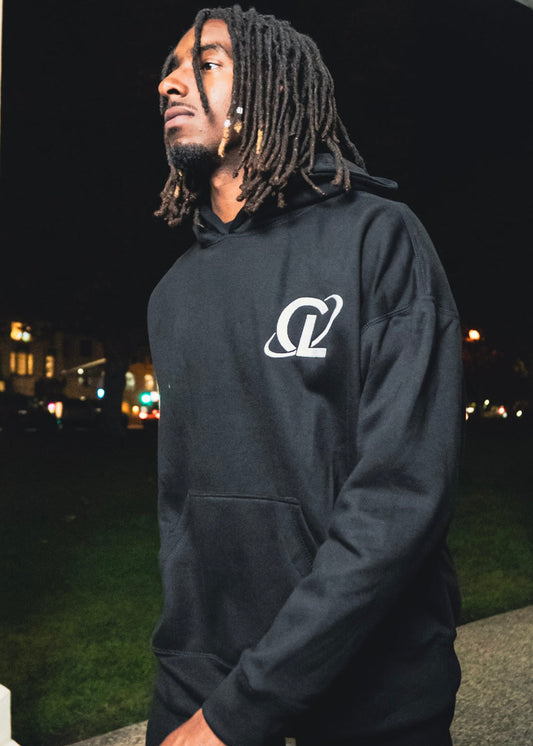 Culturlete Hoodie - White on Black