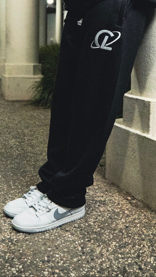 Culturlete Sweatpants - White on Black