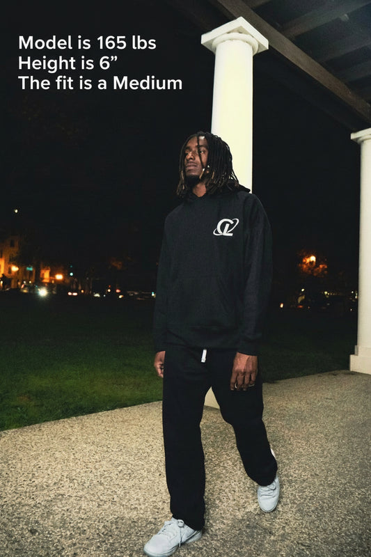Culturlete Sweatsuit Set - White on Black