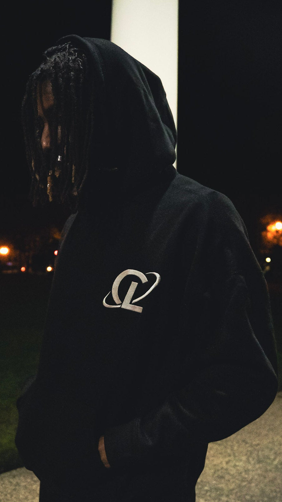 Culturlete Hoodie - White on Black