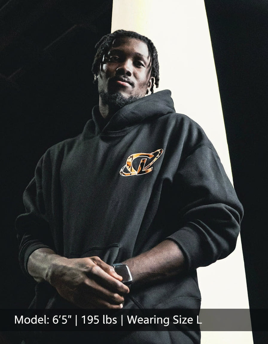 Culturlete Hoodie - Afro on Black