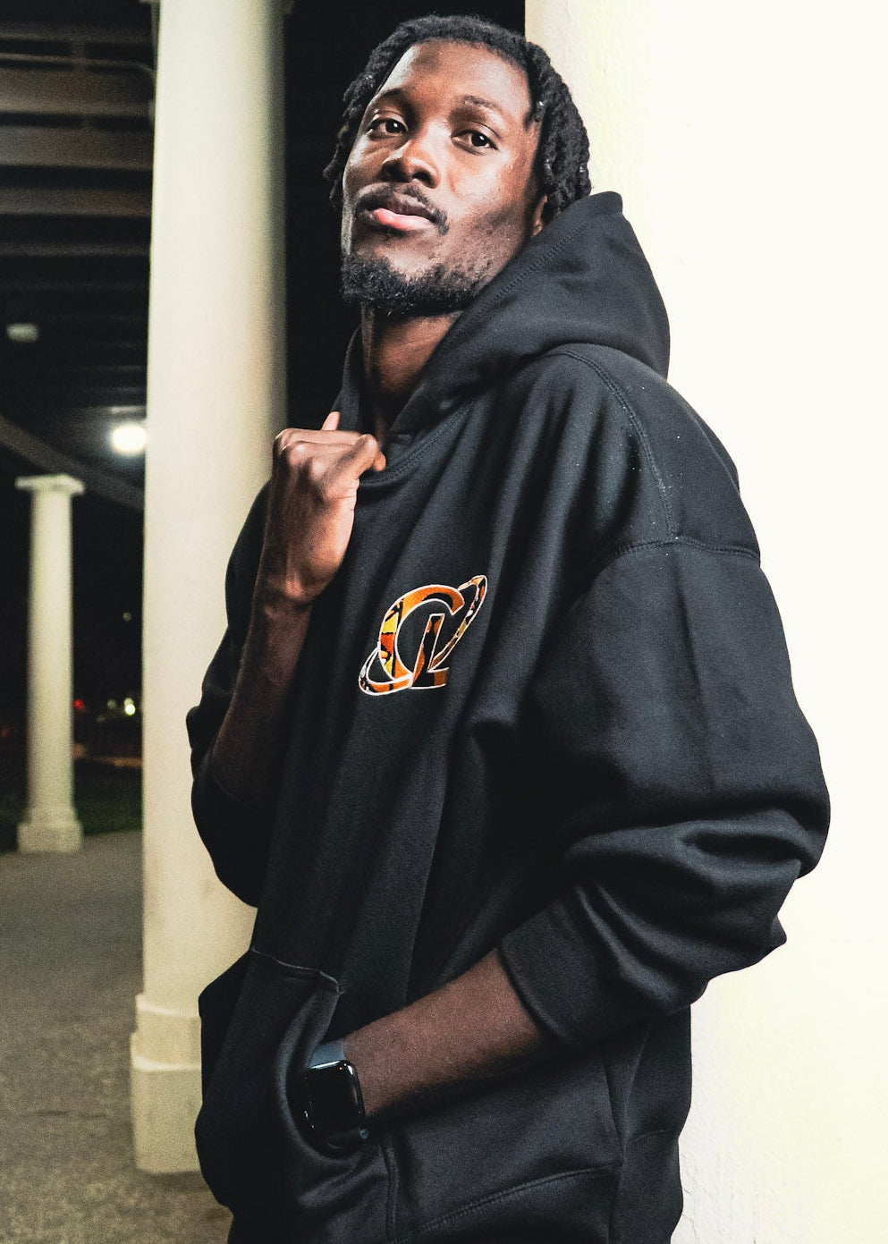 Culturlete Hoodie - Afro on Black